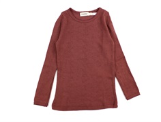 Lil Atelier beaver fur top pointelle merino wool